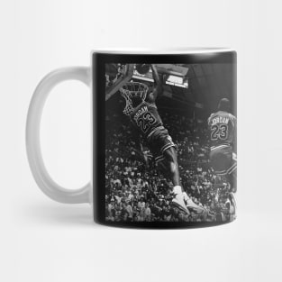 BASKETBALLART -JORDAN BLACK WHITE 13 Mug